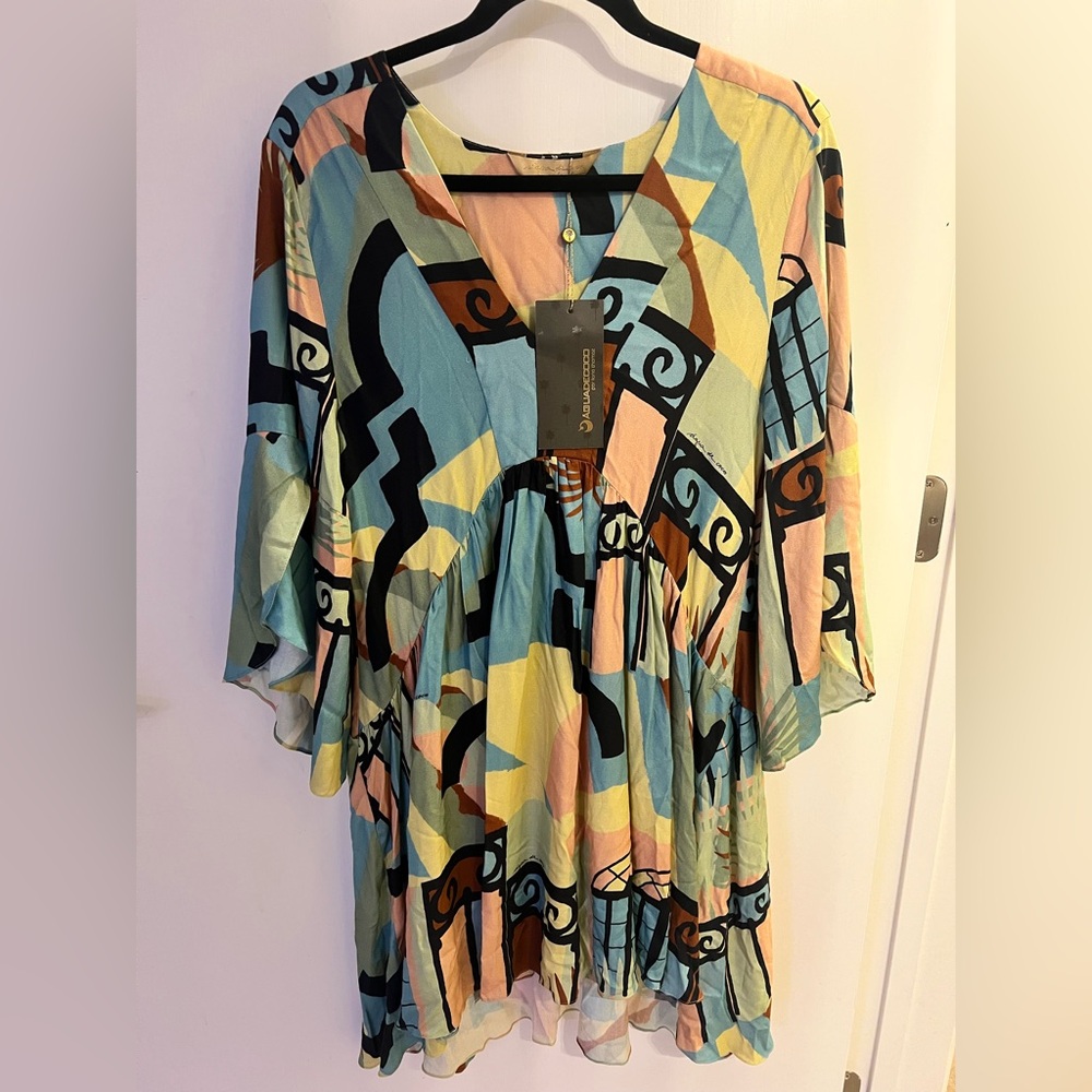 Aqua de coco  mid-dress